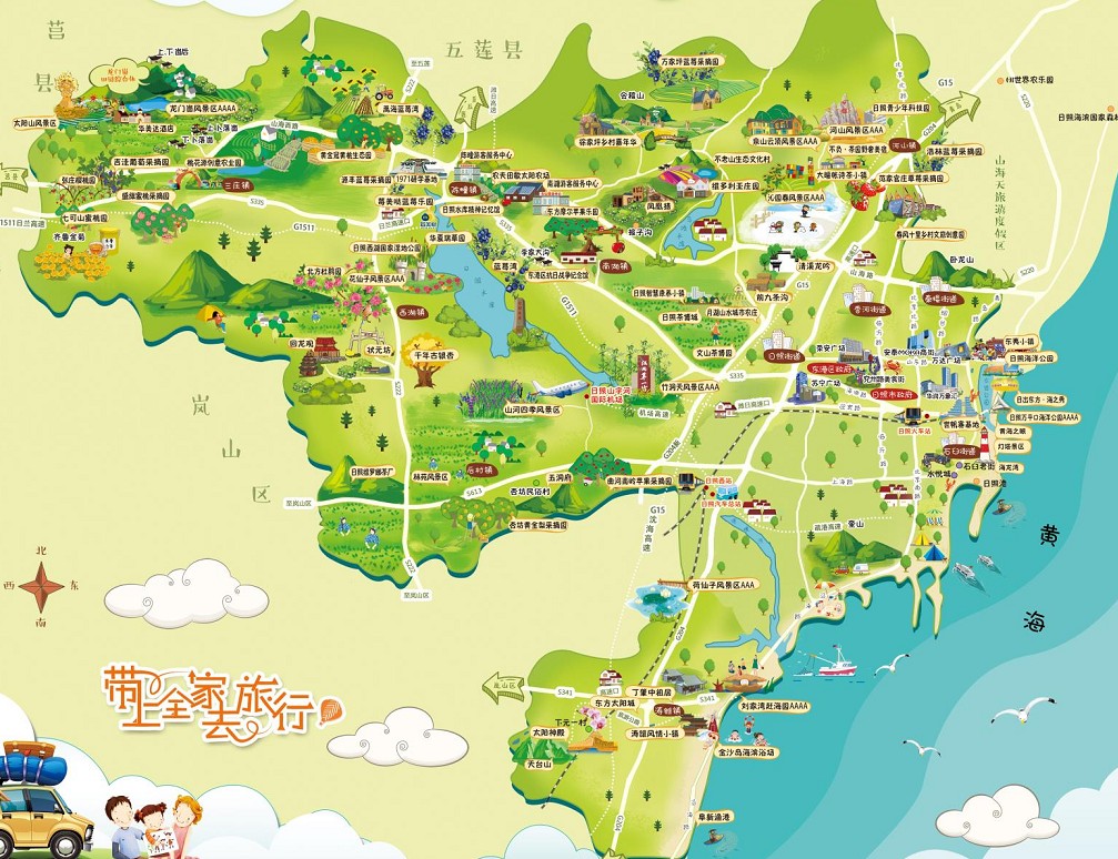 龙湾景区使用手绘地图给景区能带来什么好处？